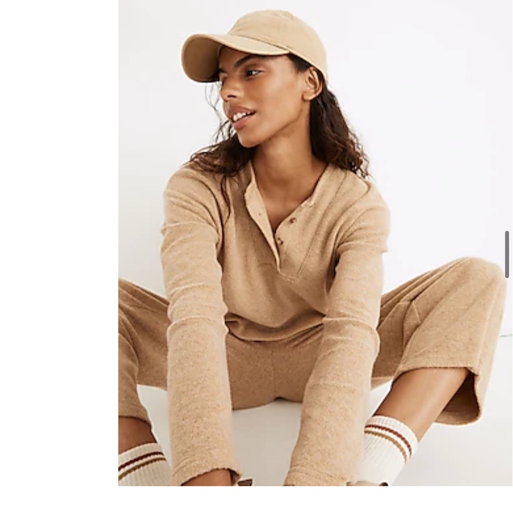 Madewell cozybrushed Henley top